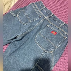 Dickies Relaxed Fit Carpenter Jeans Men's 34x32 Denim Blue Jeans